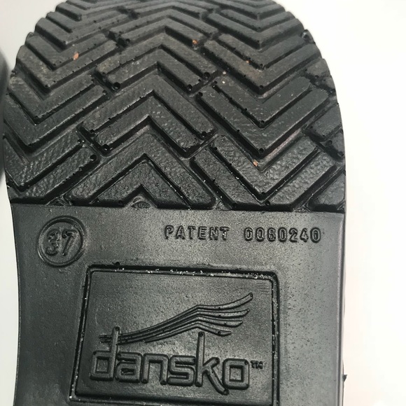 Dansko Distressed Leather slip on shoes Sz 37 - Picture 3 of 4